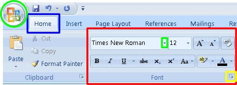 Font change