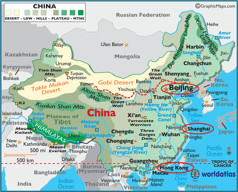 Map of China